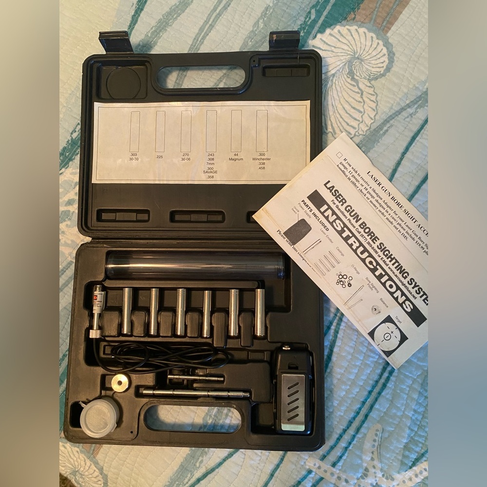 Laser Gun Bore Sighting System Kit